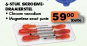 6-Stuk Skroewe-Draaierstel