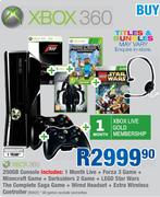 XBox 360 250Gb Console Bundle