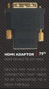 Stuff HDMI Adaptor(HDMI Female To DVI Male)