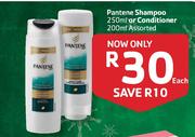 Pantene Shampoo 250ml Or Conditioner 200ml Assorted-Each