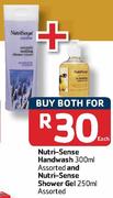 Nutri-Sense Handwash-300ml and Nutri-Sense Shower Gel-250ml