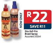 Sta-Sof-Fro Braid Spray-350ml 