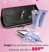 Angel Eau De Parfum 30ml, Body Lotion & Shower Gel 100ml