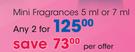 Mini Fragrances-2x5ml Or 2x7ml