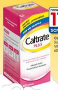 Caltrate Plus Supplement With Vitamin D-60 Tablets