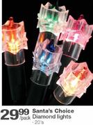 Santa's Choice Diamond Lights-20's Per Pack
