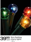 Non-Flashing Cherry Lights-35's Per Pack