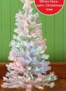 White Fibre Optic Christmas Tree-75cm