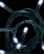 Santa's Choice Chasing WHite LED Lights-80's Per Pack