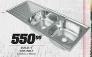 Build It Sink Inset-200mmx480mm