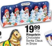 Riegelein Chocolate Santa Claus In Snow-60g