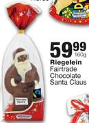 Riegelein Fairtrade Chocolate Santa Claus-160g