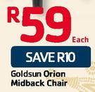 Goldsun Orion Midback Chair-Each