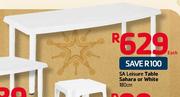 SA Leisure Table Sahara Or White-180cm 