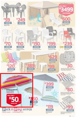 Pick n Pay Hyper: Save Big On All Your Holiday Favourites From Coolers To Camping Chairs  ( 01 Dec - 16 Dec 2013), page 7