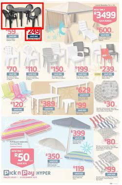 Pick n Pay Hyper: Save Big On All Your Holiday Favourites From Coolers To Camping Chairs  ( 01 Dec - 16 Dec 2013), page 7