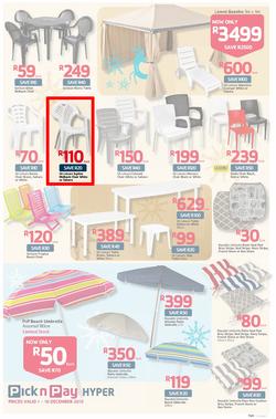 Pick n Pay Hyper: Save Big On All Your Holiday Favourites From Coolers To Camping Chairs  ( 01 Dec - 16 Dec 2013), page 7