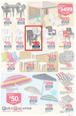 Pick n Pay Hyper: Save Big On All Your Holiday Favourites From Coolers To Camping Chairs  ( 01 Dec - 16 Dec 2013), page 7
