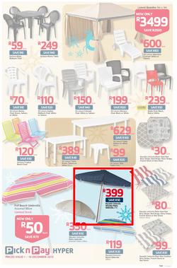 Pick n Pay Hyper: Save Big On All Your Holiday Favourites From Coolers To Camping Chairs  ( 01 Dec - 16 Dec 2013), page 7