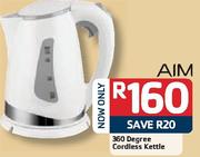 Aim 360 Degree Cordless Kettle-Each