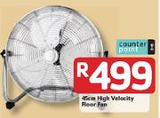 45cm High Velocity Floor Fan