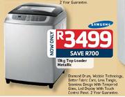 Samsung 13Kg Top Loader Metallic-Each