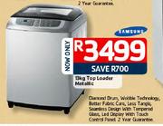 Samsung 13kg Top Loader Metallic