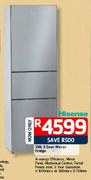 Hisense 310L 3 Door Mirror Fridge