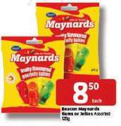 Beacon Maynards Gums Or Jellies-125g Each