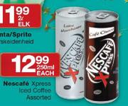 Nescafe Xpress Iced Coffee-250ml Each
