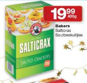 Bakers Salticrax Soutbeskuitjies-400gm