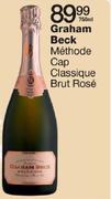 Graham Beck Methode Cap Classique Brut Rose-750ml