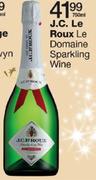 J.C.Le Roux Le Domaine Sparkling Wine-750ml