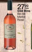 Odd Bins Bin 66 Merlot Rose-750ml