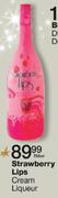 Strawberry Lips Cream Liqueur-750ml