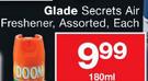 Glade Secrets Air Freshner Assorted-180ml
