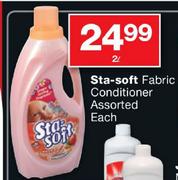 Sta Soft Fabric Conditioner Assorted-2Ltr