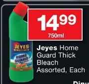 Jeyes Home Guard Thick Bleach Assorted-750ml