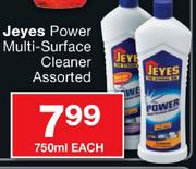 Jeyes Multi Surface Cleaner Assorted-750ml