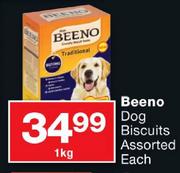 Beeno Dog Biscuits Assorted-1kg