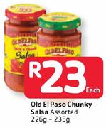 Old El Paso Chunky Salsa Assorted 226g-235g Each