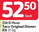 Old El Paso Taco Original Dinner Kit-313g