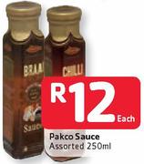 Pakco Sauce Assorted-250ml Each