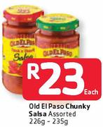 Old El Paso Chunky Salsa Assorted 226g-235g Each