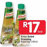 Knorr Salad Dressing Assorted-340ml Each
