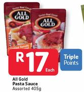 All Gold Pasta Sauce-405g Each