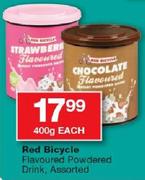 Red Bicycle Flavoured Powdered Drink Assorted-400g Each