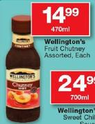 Wellington's Fruit Chutney Assorted-470ml