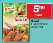 Knorr Gravy/Sauce Assorted-Each