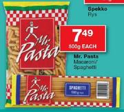 Mr Pasta Macaroni/Spaghetti-500g Each